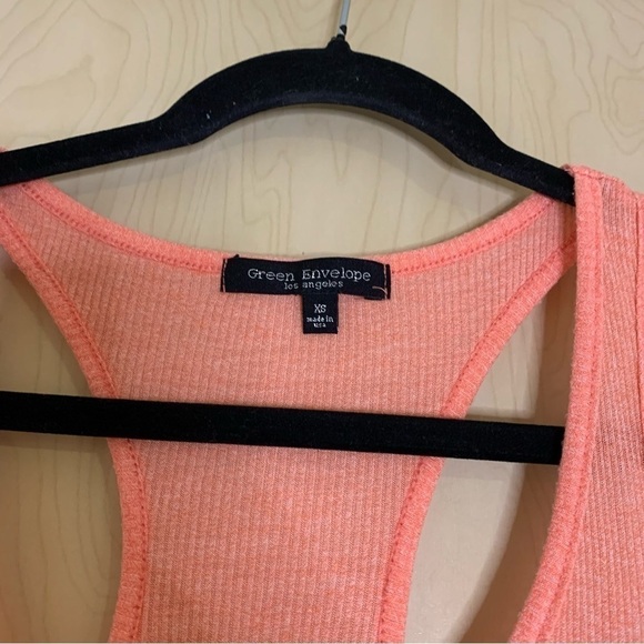 Green Envelope Los Angeles Peach Tank Top Extra Small - Picture 2 of 9